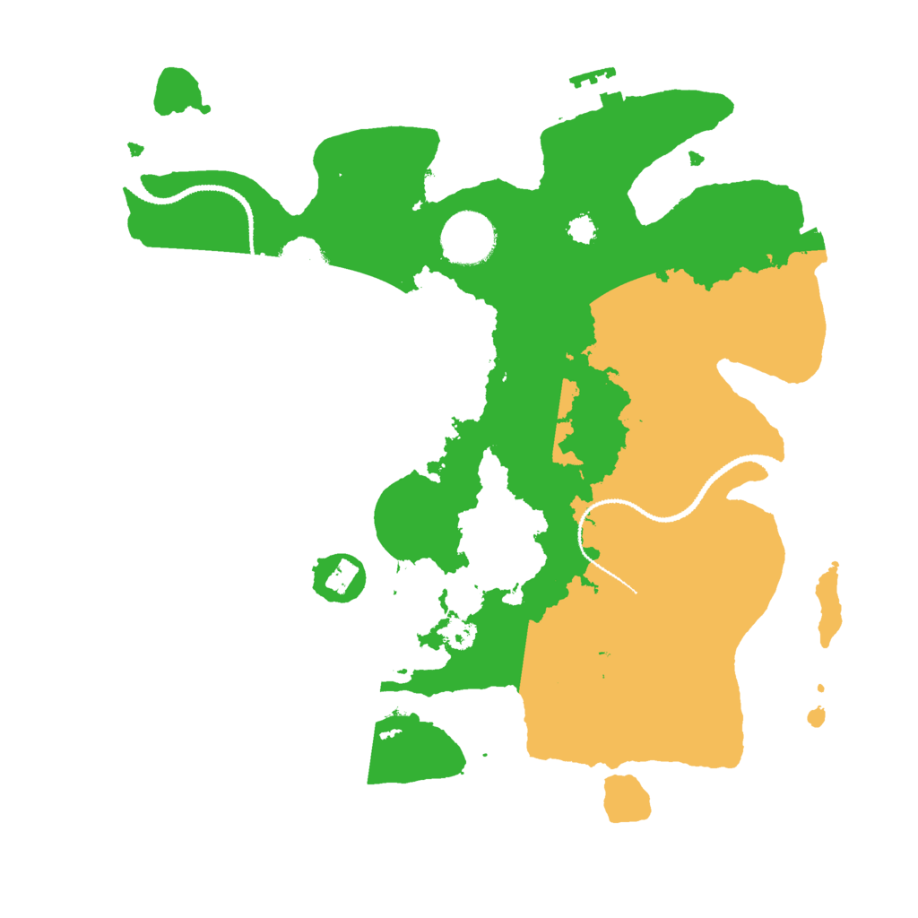 Biome Rust Map: Procedural Map, Size: 3000, Seed: 176322895