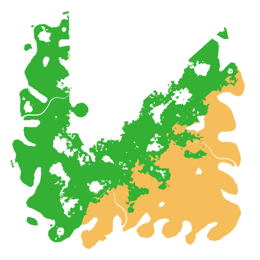 Biome Rust Map: Procedural Map, Size: 5000, Seed: 699669
