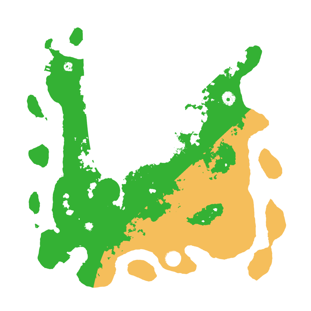 Biome Rust Map: Procedural Map, Size: 3500, Seed: 334809332