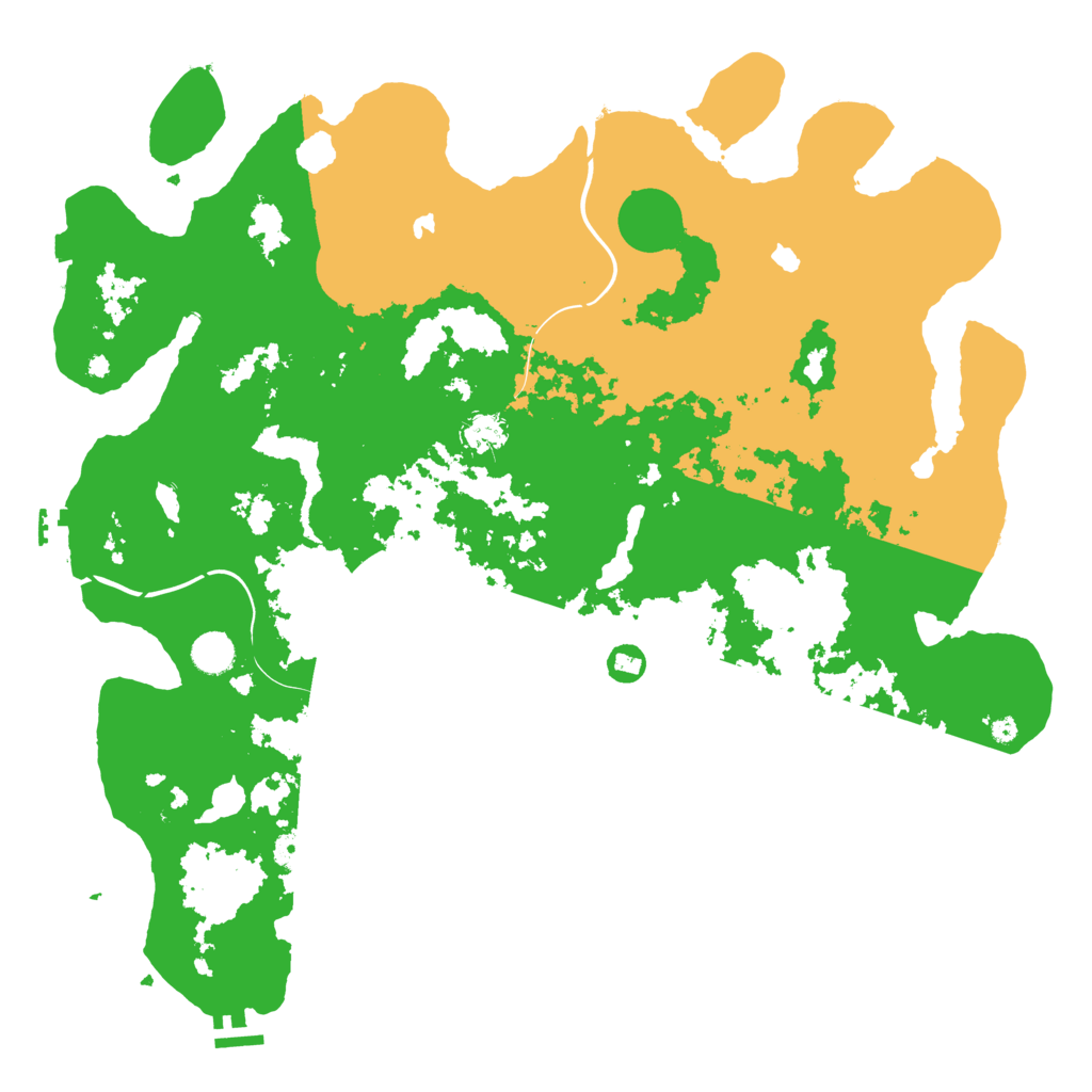 Biome Rust Map: Procedural Map, Size: 4500, Seed: 306519536