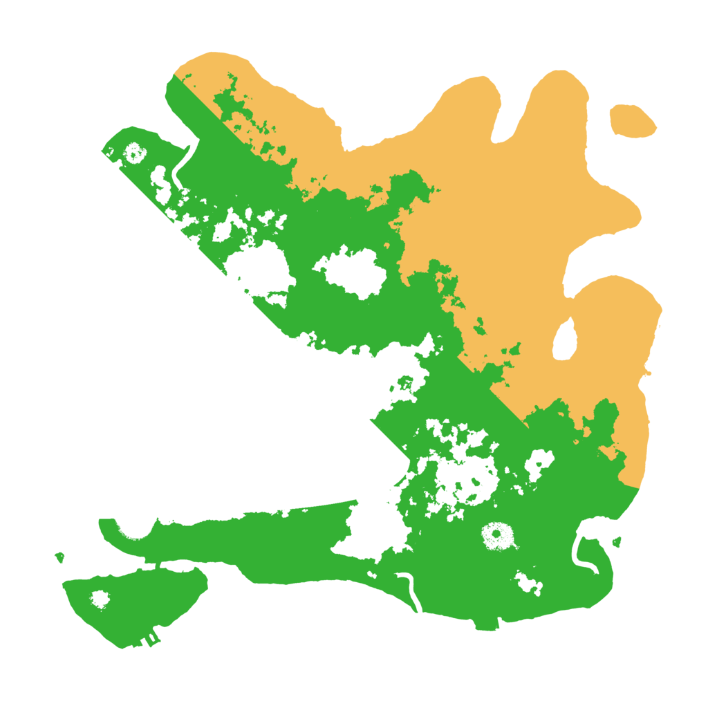 Biome Rust Map: Procedural Map, Size: 3500, Seed: 288808990