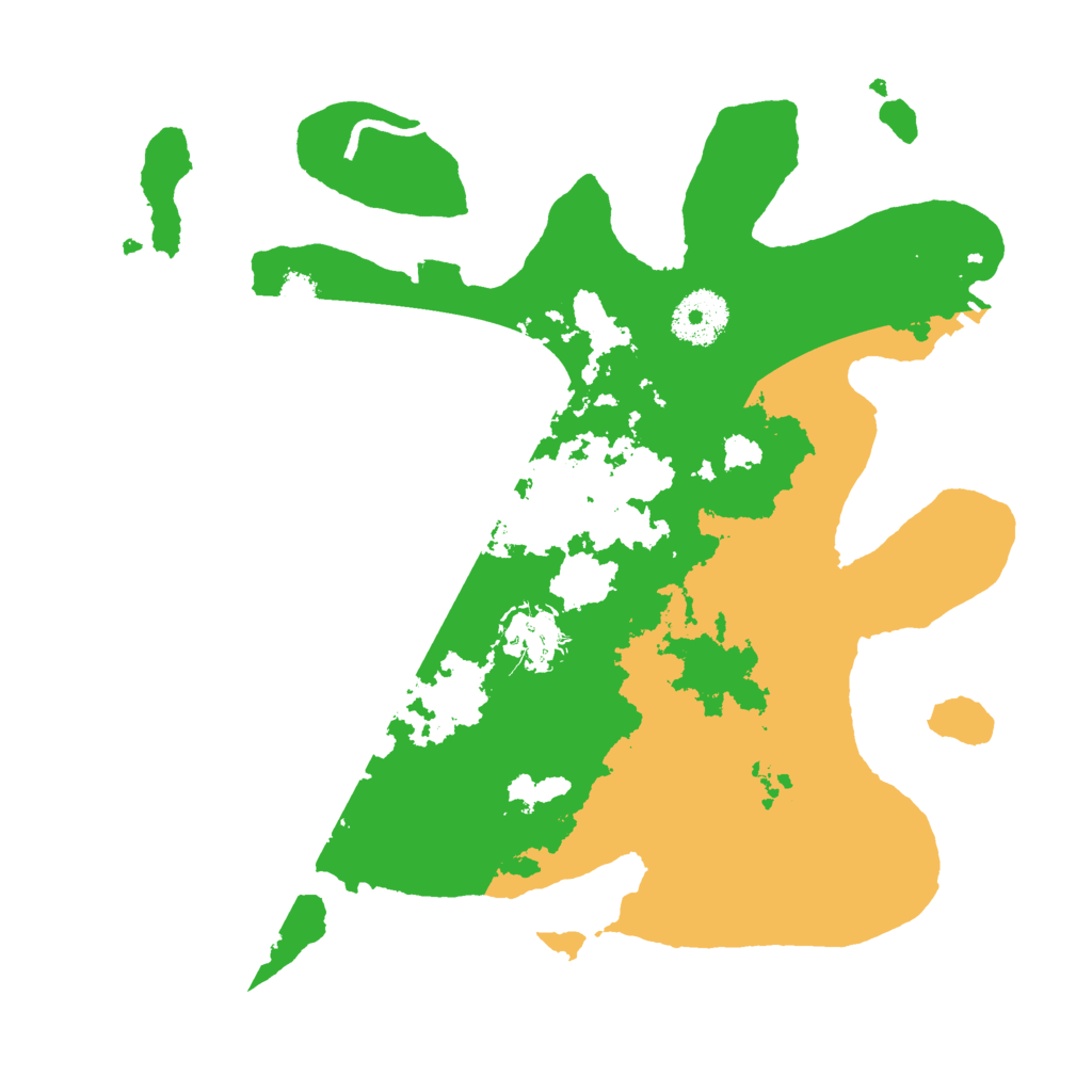 Biome Rust Map: Procedural Map, Size: 3000, Seed: 464045143