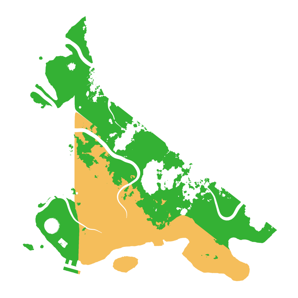 Biome Rust Map: Procedural Map, Size: 3500, Seed: 1879145