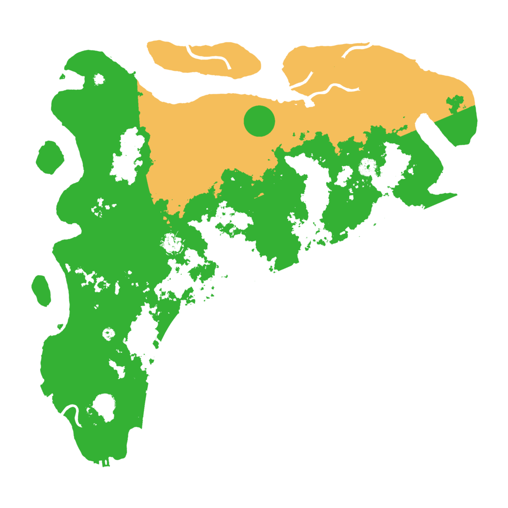 Biome Rust Map: Procedural Map, Size: 4300, Seed: 2032400512