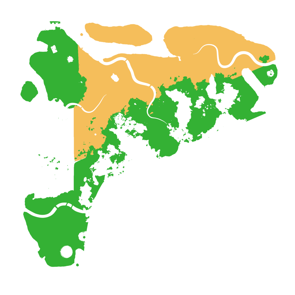 Biome Rust Map: Procedural Map, Size: 4300, Seed: 2032400512