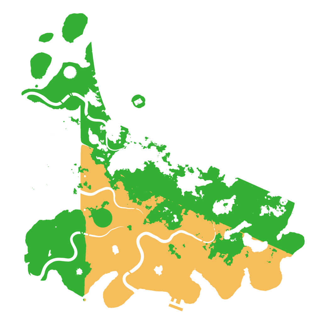Biome Rust Map: Procedural Map, Size: 4500, Seed: 404331924