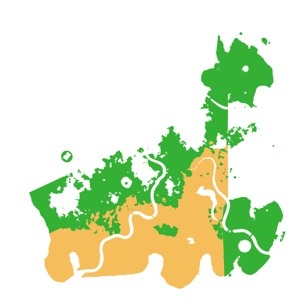 Biome Rust Map: Procedural Map, Size: 4250, Seed: 74661
