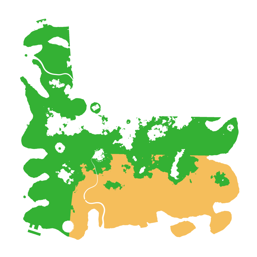 Biome Rust Map: Procedural Map, Size: 3950, Seed: 54642166