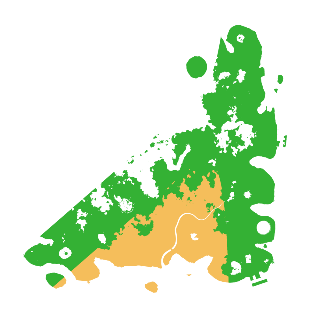 Biome Rust Map: Procedural Map, Size: 4000, Seed: 3056
