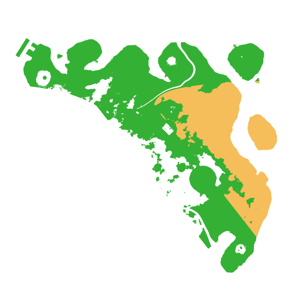 Biome Rust Map: Procedural Map, Size: 3000, Seed: 996273785