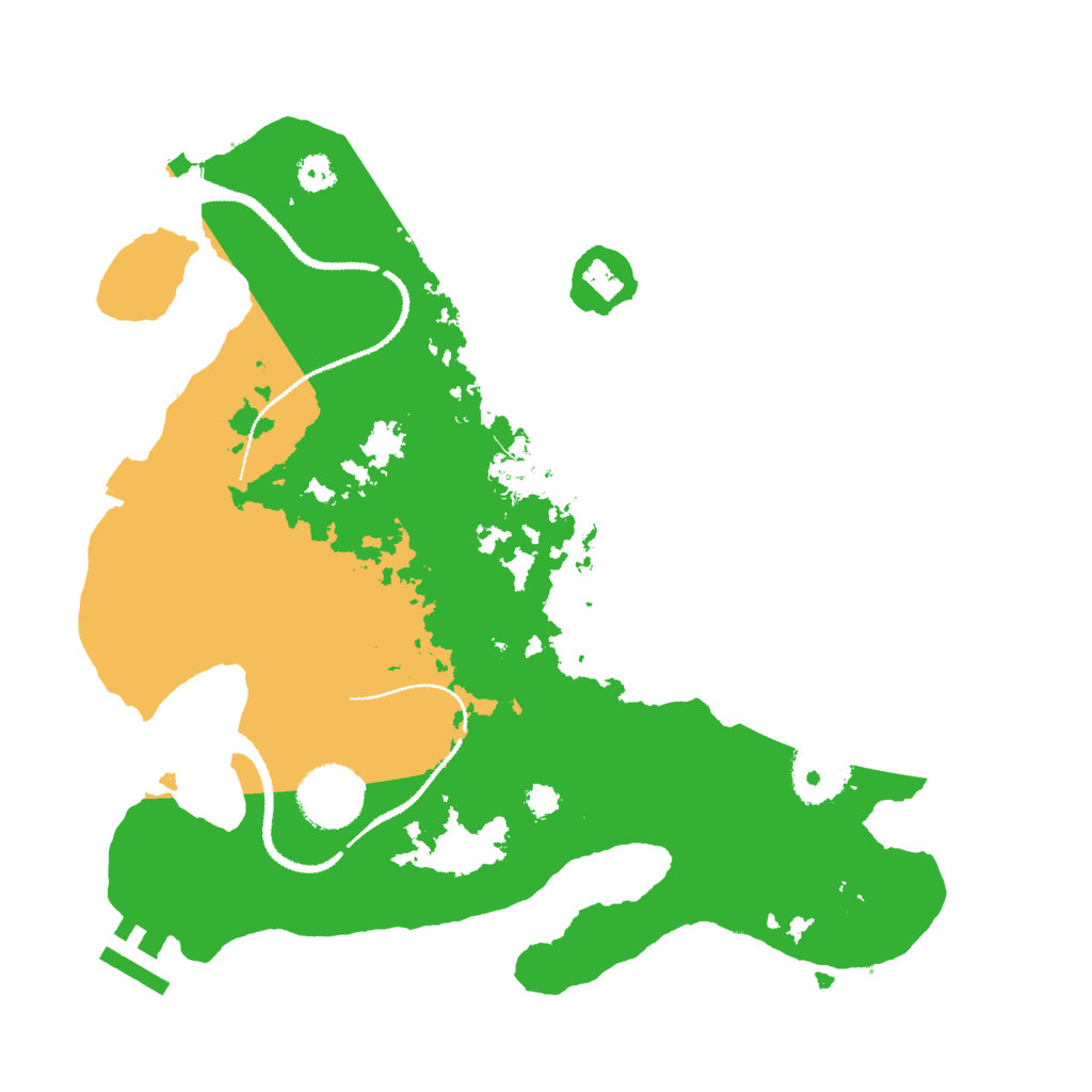 Biome Rust Map: Procedural Map, Size: 3000, Seed: 971885749