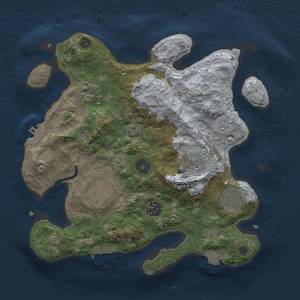 Thumbnail Rust Map: Procedural Map, Size: 3000, Seed: 971885749, 13 Monuments