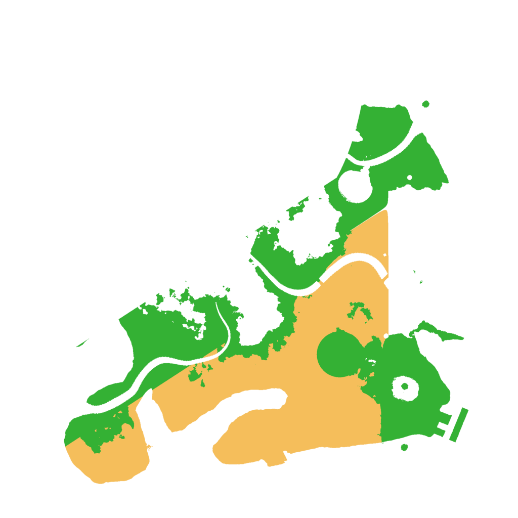 Biome Rust Map: Procedural Map, Size: 2993, Seed: 1374554372