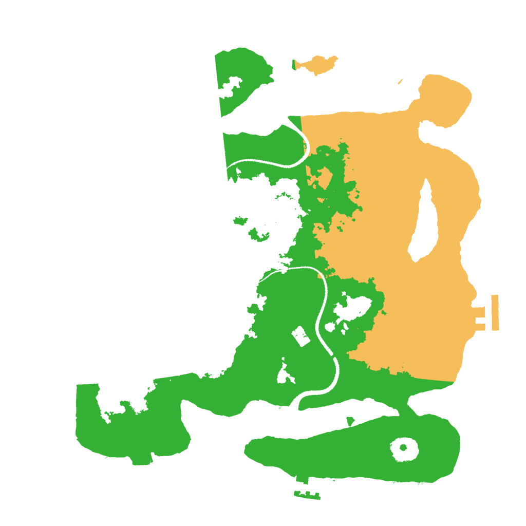 Biome Rust Map: Procedural Map, Size: 2993, Seed: 32783980