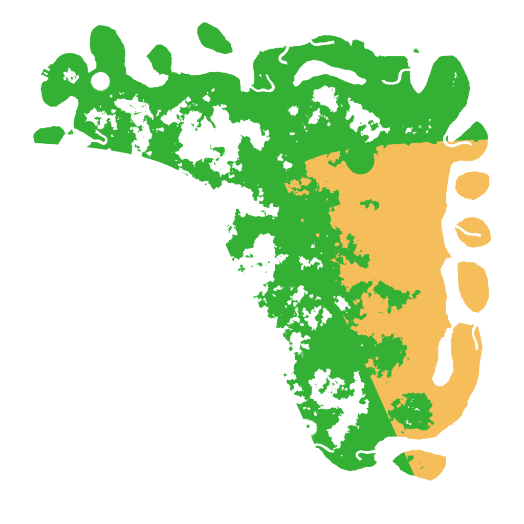 Biome Rust Map: Procedural Map, Size: 5000, Seed: 453232342