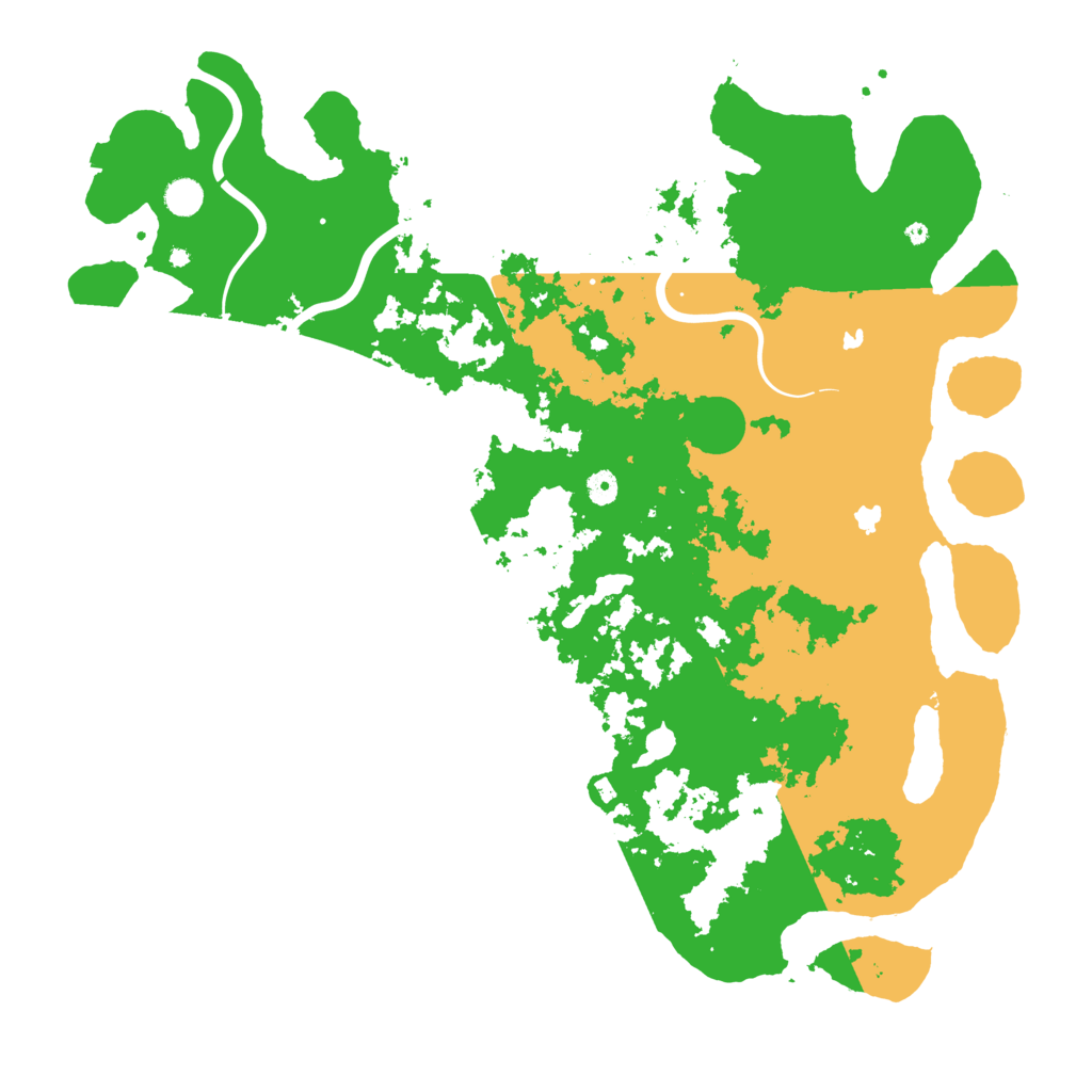 Biome Rust Map: Procedural Map, Size: 5000, Seed: 453232342