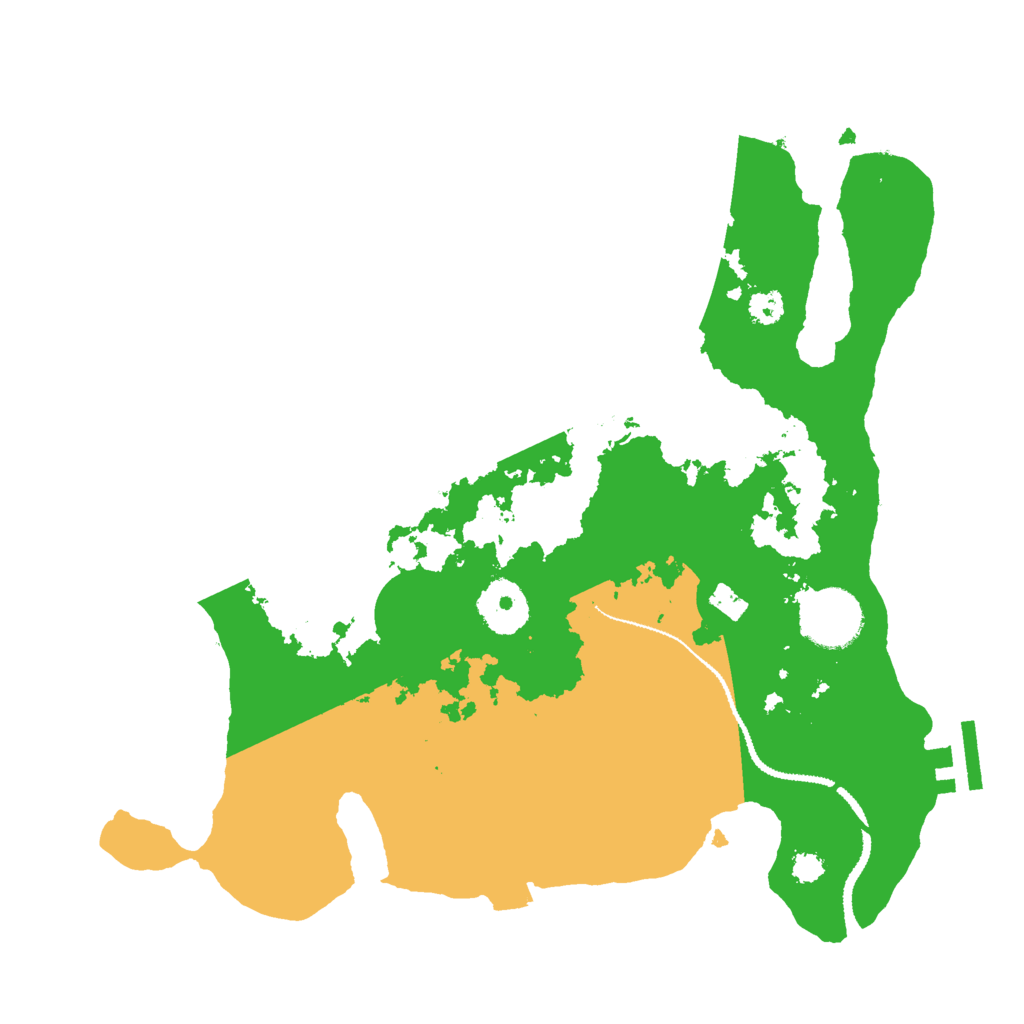 Biome Rust Map: Procedural Map, Size: 2993, Seed: 74661
