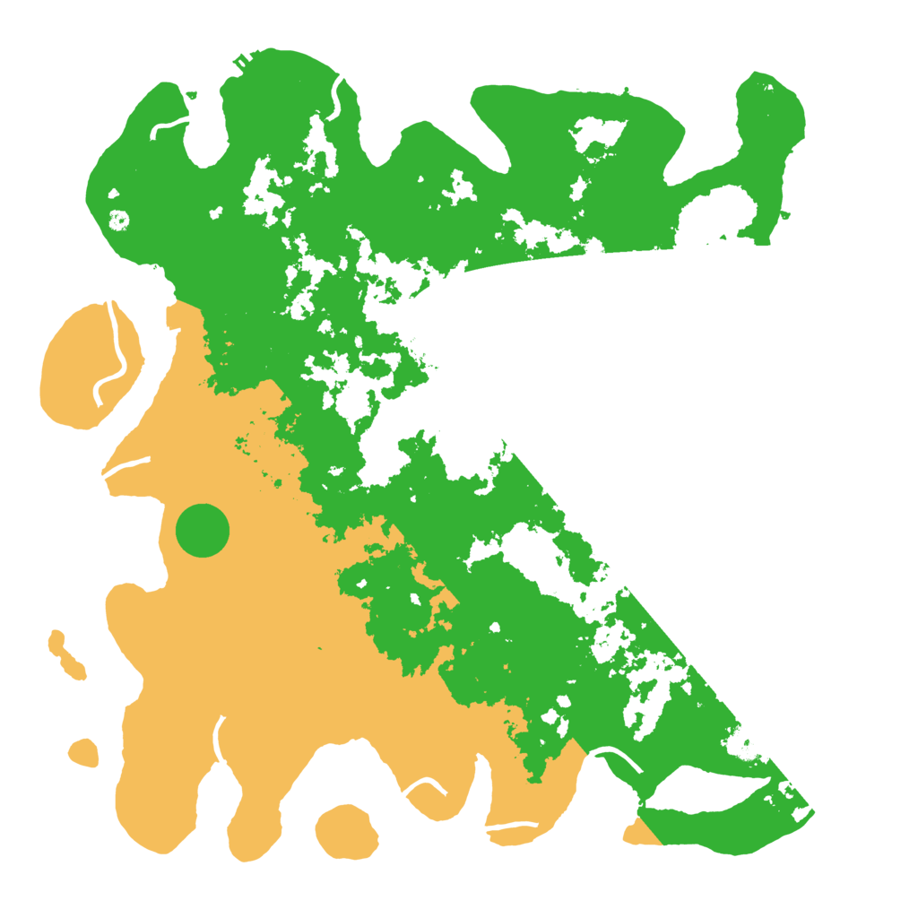 Biome Rust Map: Procedural Map, Size: 4500, Seed: 7355543