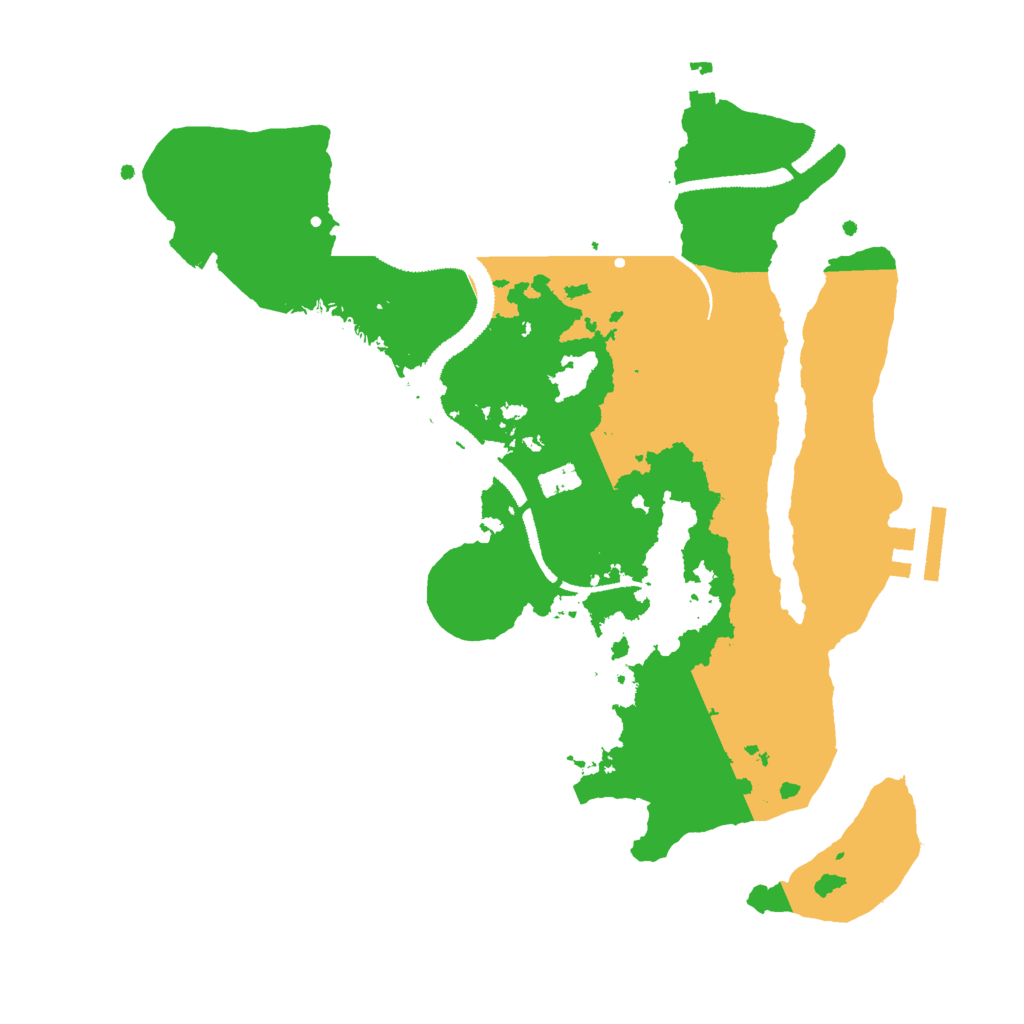 Biome Rust Map: Procedural Map, Size: 2800, Seed: 842622820