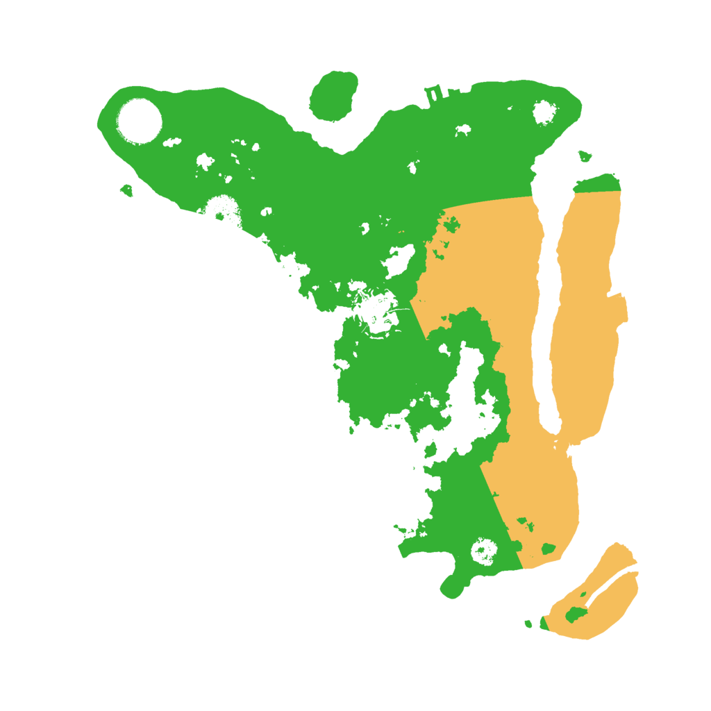 Biome Rust Map: Procedural Map, Size: 2800, Seed: 842622820