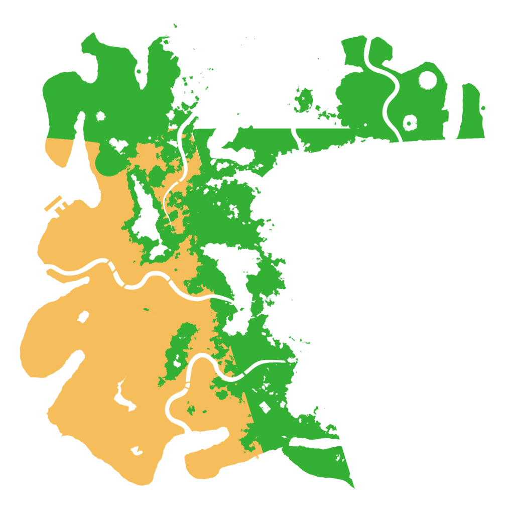 Biome Rust Map: Procedural Map, Size: 5000, Seed: 947375463