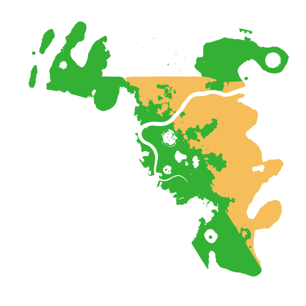Biome Rust Map: Procedural Map, Size: 3500, Seed: 1013286425