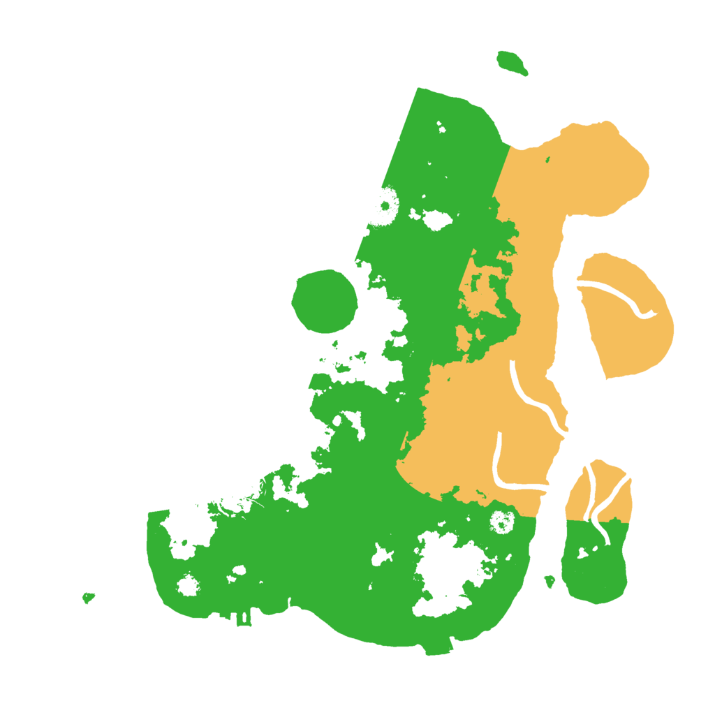 Biome Rust Map: Procedural Map, Size: 3000, Seed: 1452235934