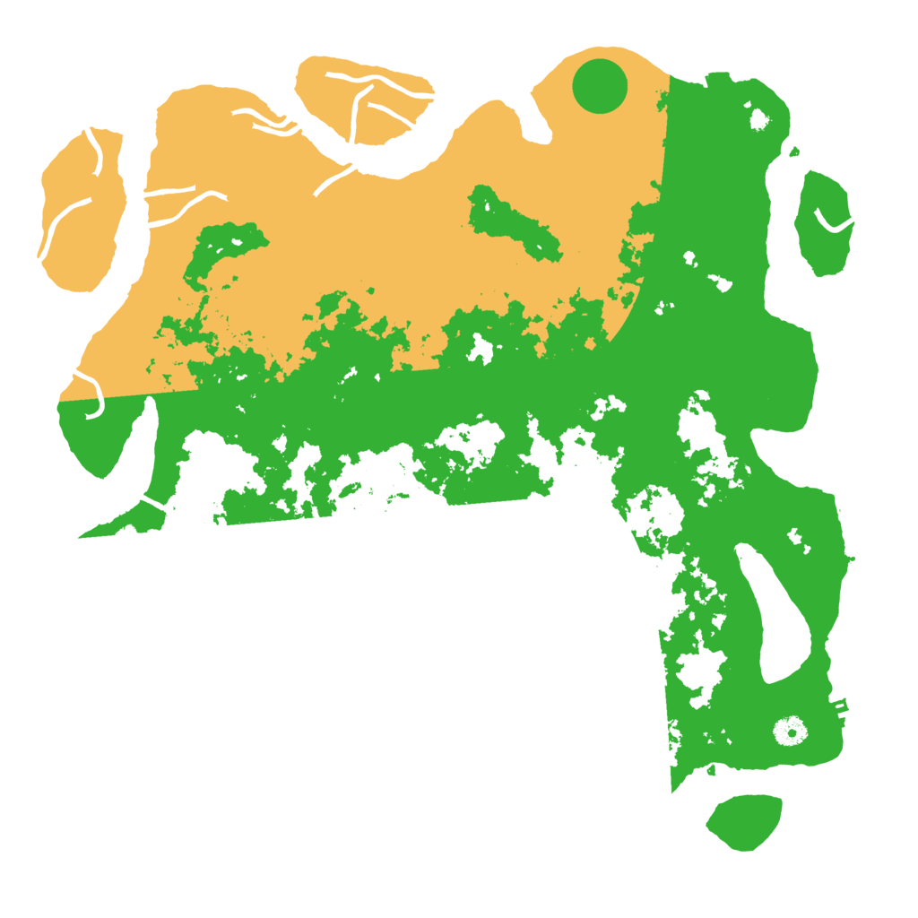 Biome Rust Map: Procedural Map, Size: 4400, Seed: 57200941