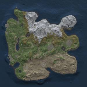 Thumbnail Rust Map: Procedural Map, Size: 3000, Seed: 761280532, 14 Monuments