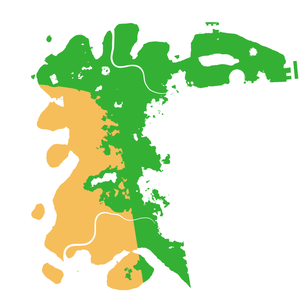 Biome Rust Map: Procedural Map, Size: 3500, Seed: 1572145651