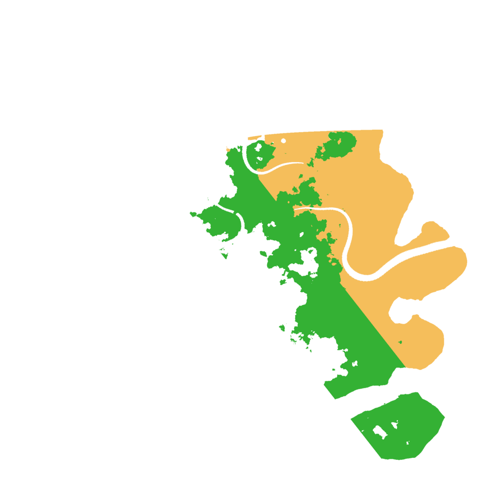 Biome Rust Map: Procedural Map, Size: 3000, Seed: 560498323