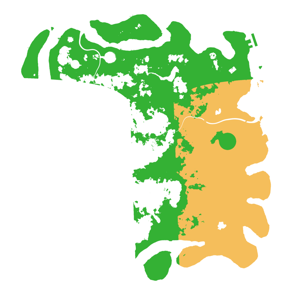 Biome Rust Map: Procedural Map, Size: 4500, Seed: 357886924