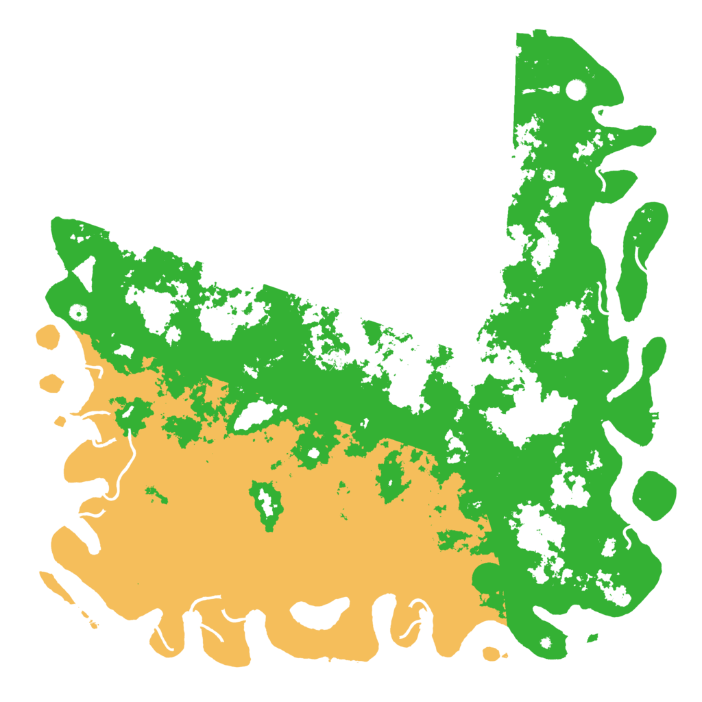 Biome Rust Map: Procedural Map, Size: 6000, Seed: 1580546031