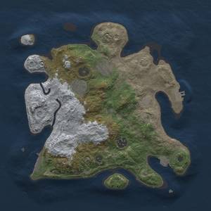 Thumbnail Rust Map: Procedural Map, Size: 3000, Seed: 181917161, 11 Monuments