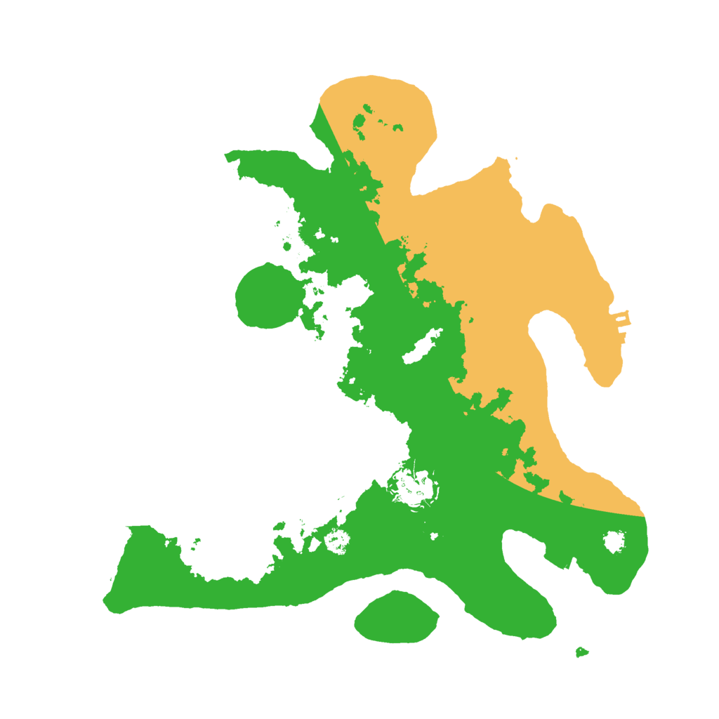 Biome Rust Map: Procedural Map, Size: 3000, Seed: 181917161