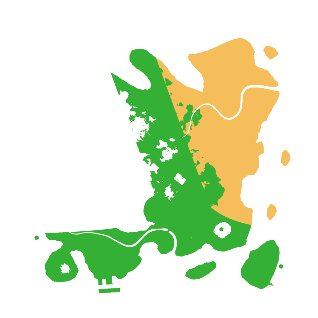 Biome Rust Map: Procedural Map, Size: 3000, Seed: 9425