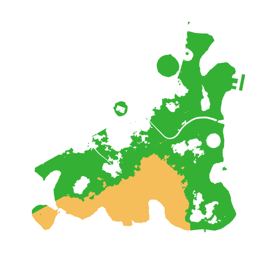 Biome Rust Map: Procedural Map, Size: 3200, Seed: 761030032