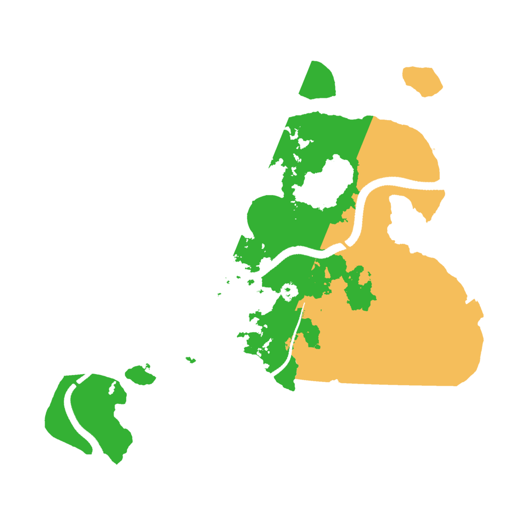 Biome Rust Map: Procedural Map, Size: 3000, Seed: 95795
