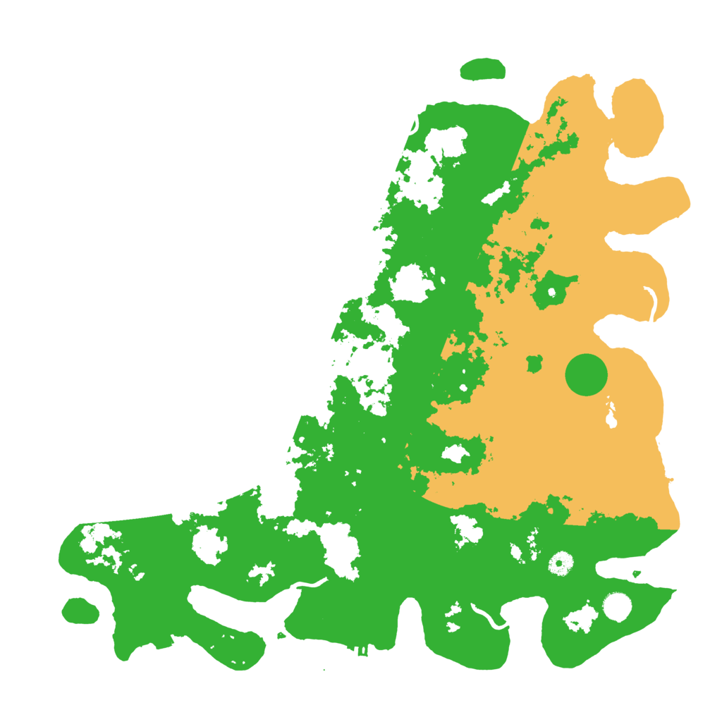 Biome Rust Map: Procedural Map, Size: 4500, Seed: 609278762