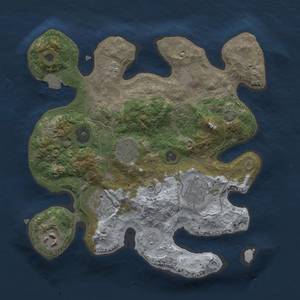 Thumbnail Rust Map: Procedural Map, Size: 2800, Seed: 55719, 11 Monuments