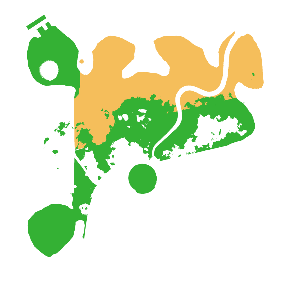 Biome Rust Map: Procedural Map, Size: 2800, Seed: 55719