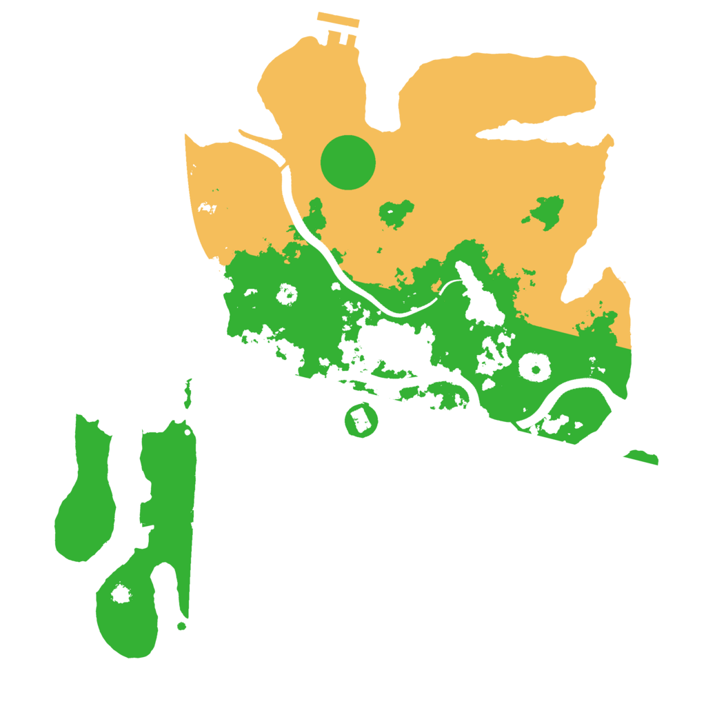 Biome Rust Map: Procedural Map, Size: 3400, Seed: 192061346