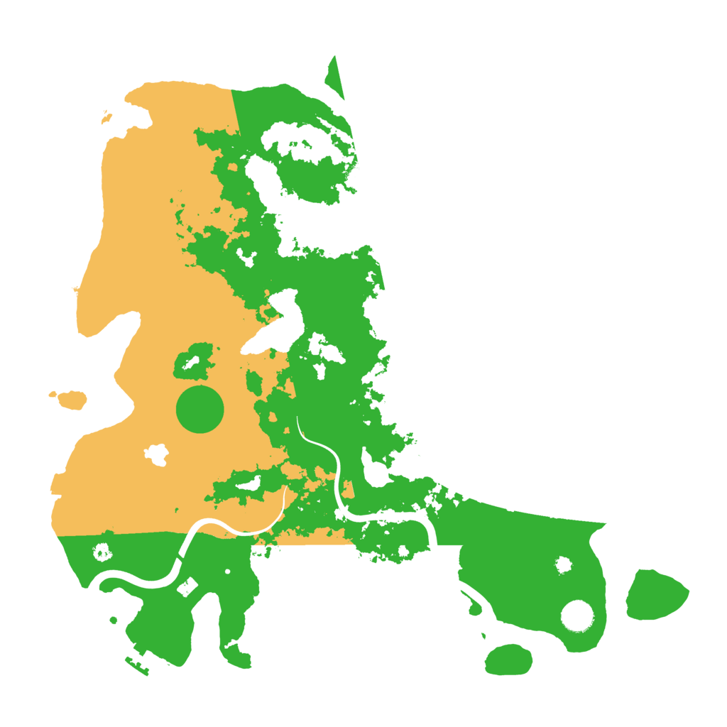 Biome Rust Map: Procedural Map, Size: 4000, Seed: 5418