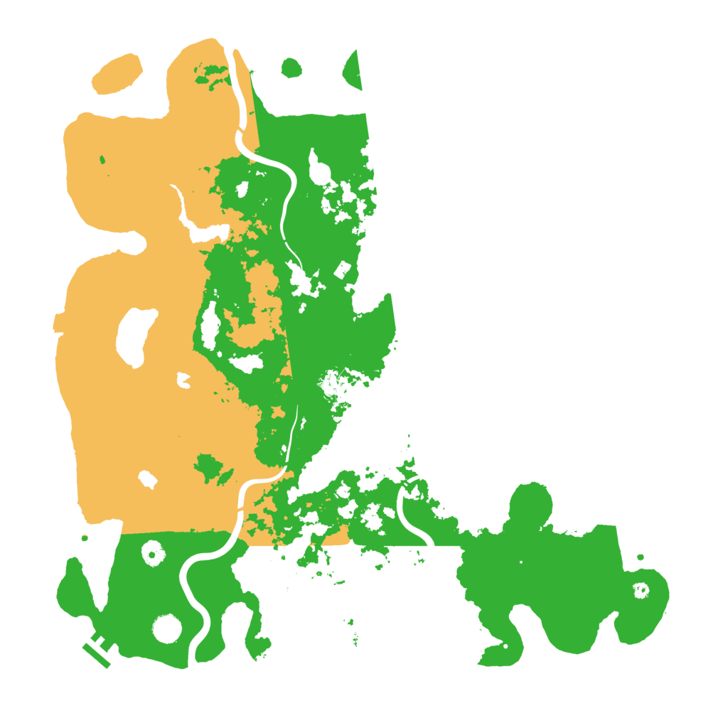 Biome Rust Map: Procedural Map, Size: 4500, Seed: 209429697