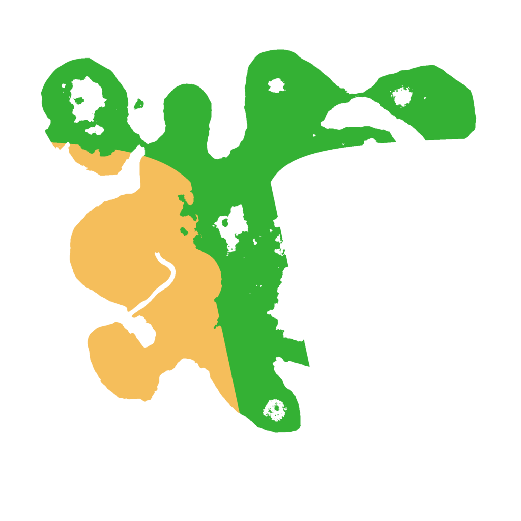 Biome Rust Map: Procedural Map, Size: 2500, Seed: 973916296