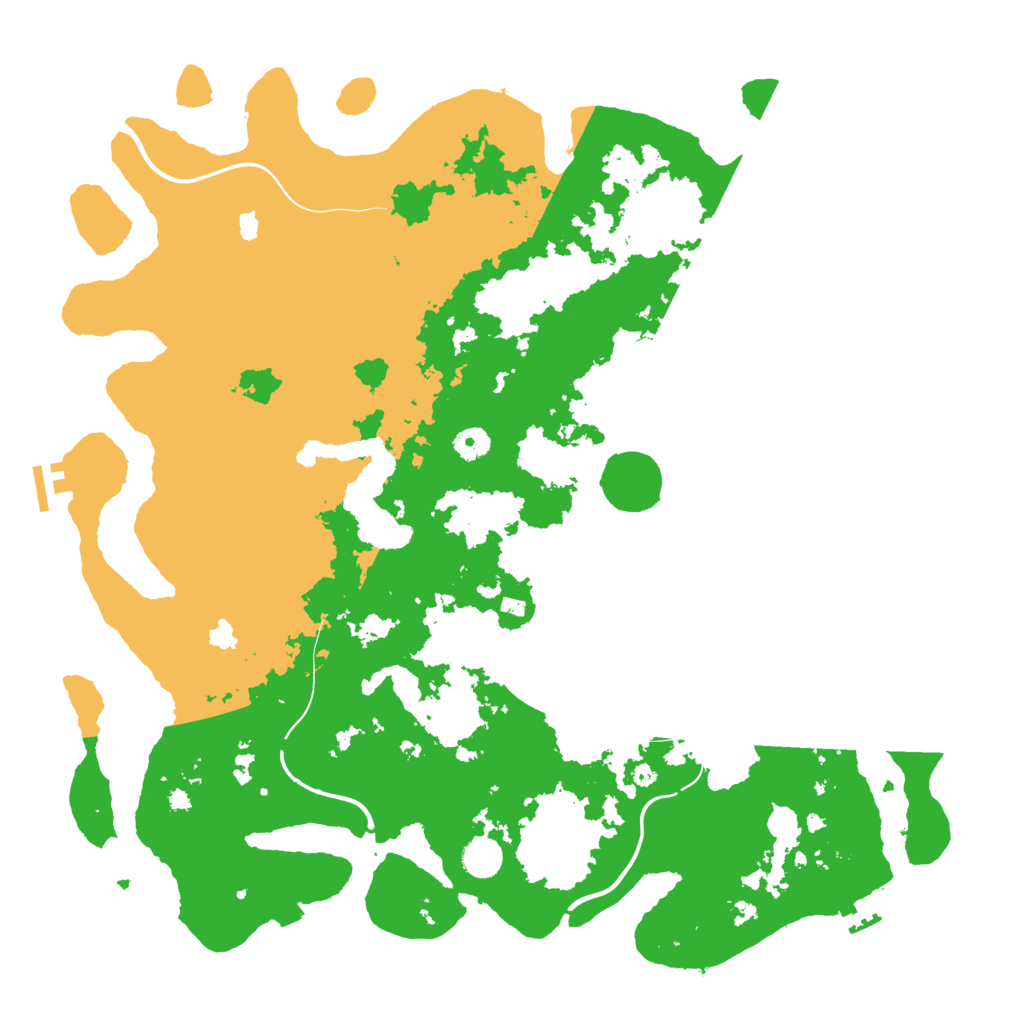 Biome Rust Map: Procedural Map, Size: 4500, Seed: 241577569
