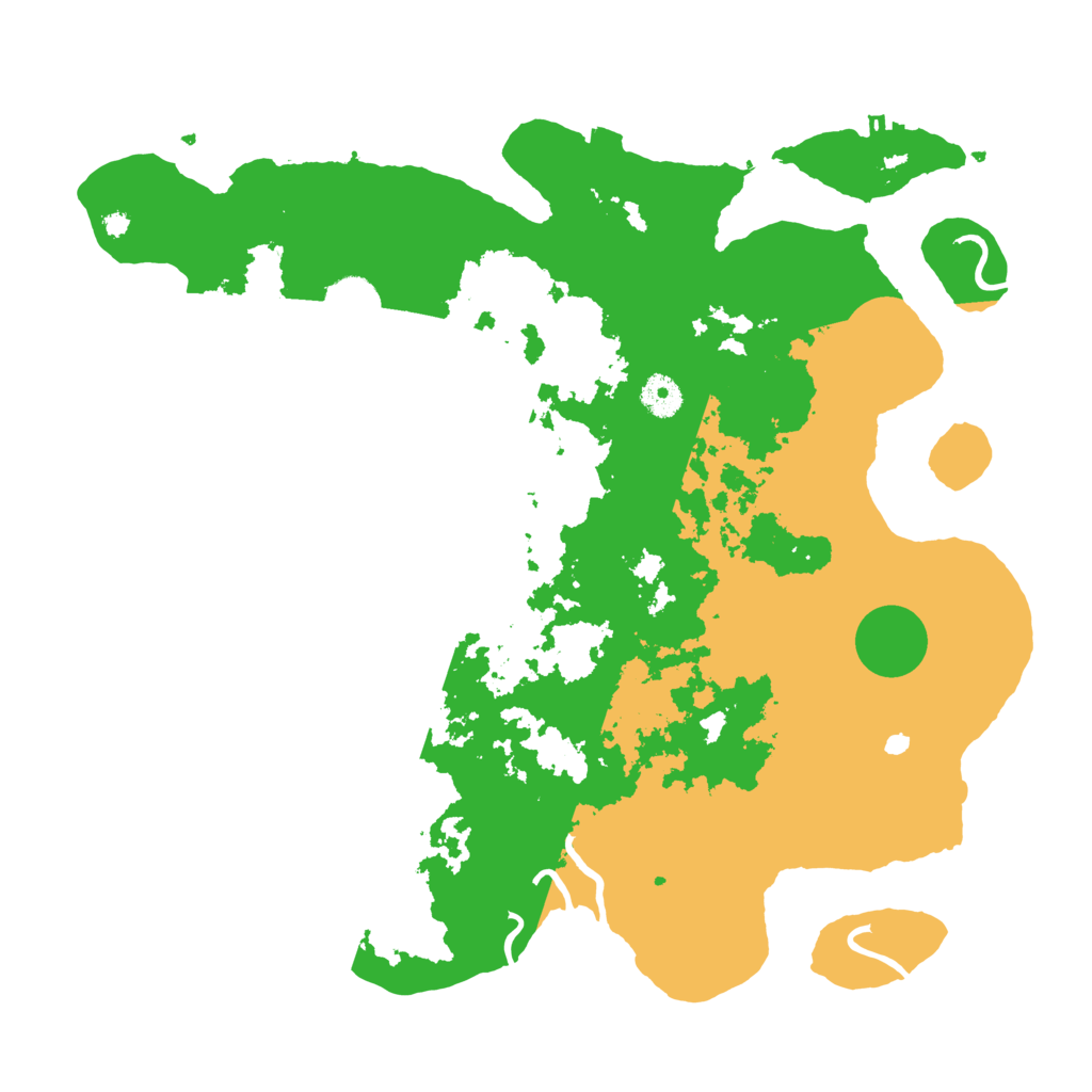 Biome Rust Map: Procedural Map, Size: 4000, Seed: 1285086653