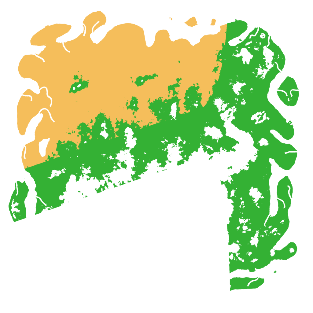 Biome Rust Map: Procedural Map, Size: 6000, Seed: 463570473