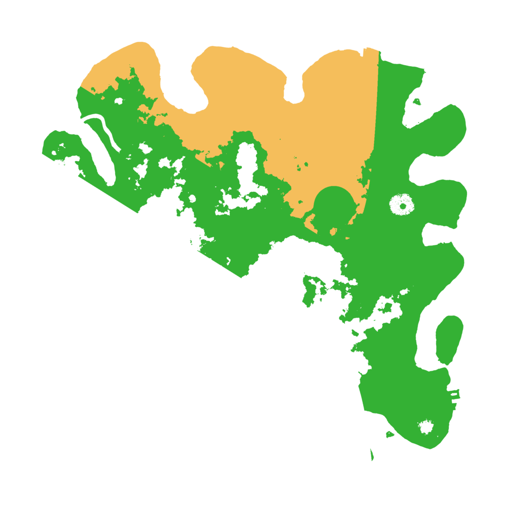 Biome Rust Map: Procedural Map, Size: 3400, Seed: 1066804518