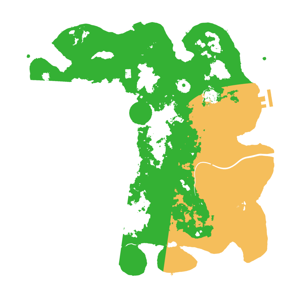 Biome Rust Map: Procedural Map, Size: 3500, Seed: 75358114